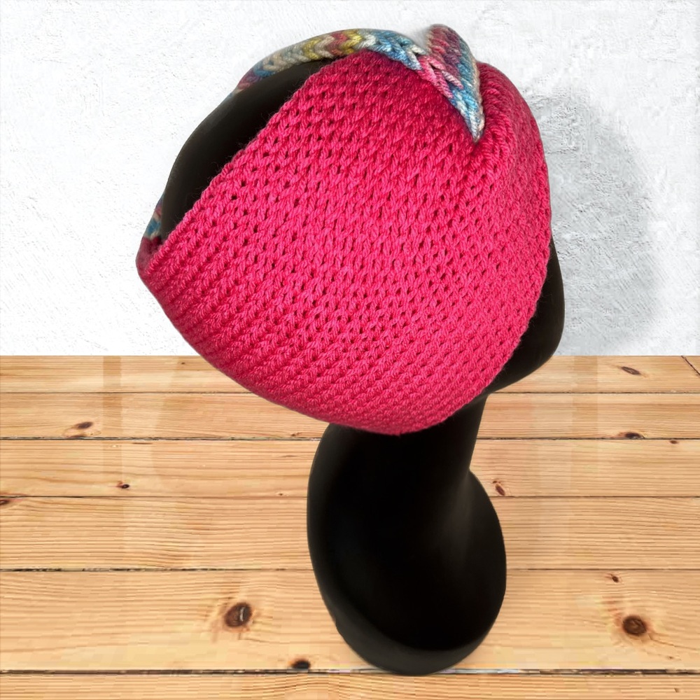 Handmade Knit Twist Ear Warmers | Cozy & Versatile | Adult Women's - Picture 4 of 9